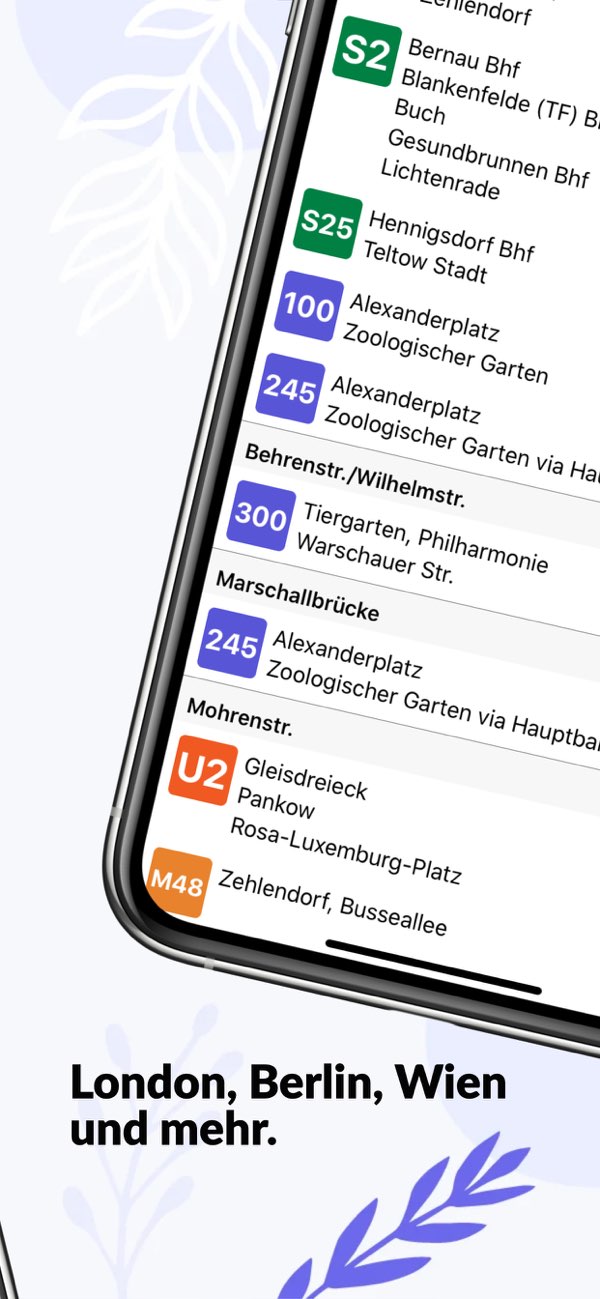 Wann screenshot 4 Wann app screenshot showing map and station context
